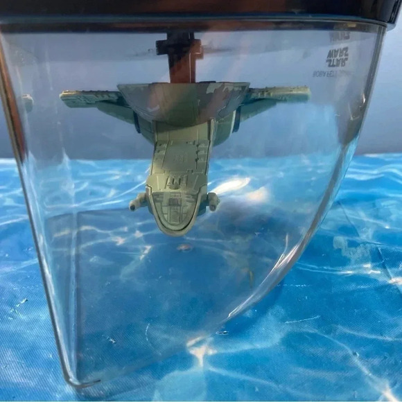 Star Wars - Boba Fett SLAVE 1 Ultra Titanium Series Diecast  Vehicle Hasbro 2006 - Picture 13 of 16